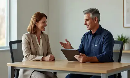 Customer discussing car shipping options in Wade Hampton, South Carolina, United States