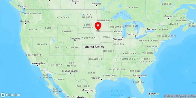 Map of Brandon, South Dakota, United States