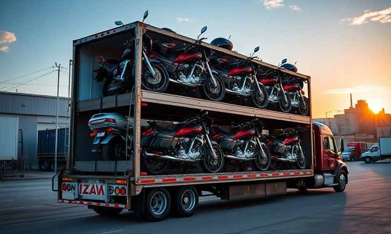 Canton, South Dakota motorcycle shipping transporter