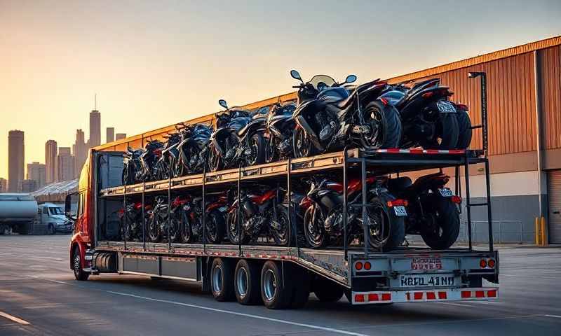 Dell Rapids, South Dakota motorcycle shipping transporter