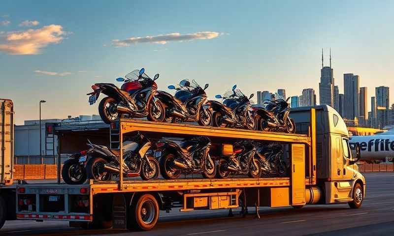 Mitchell, South Dakota motorcycle shipping transporter