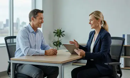 Customer discussing car shipping options in Sioux Falls, South Dakota, United States