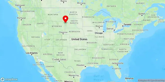 Map of Spearfish, South Dakota, United States