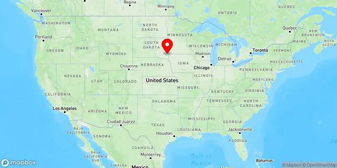 Map of Tea, South Dakota, United States
