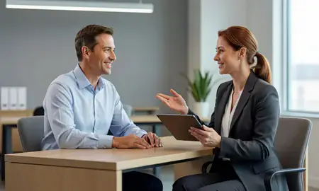 Customer discussing car shipping options in Bartlett, Tennessee, United States