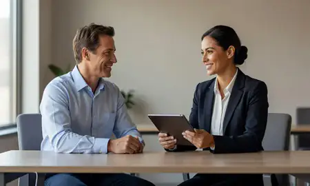 Customer discussing car shipping options in Clarksville, Tennessee, United States