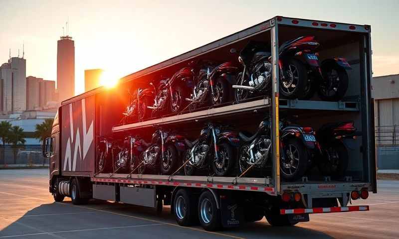 Collierville, Tennessee motorcycle shipping transporter