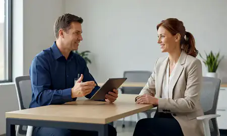Customer discussing car shipping options in Cookeville, Tennessee, United States