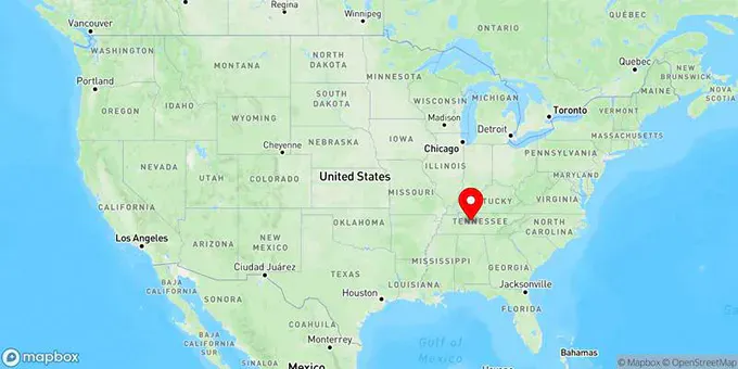 Map of Franklin, Tennessee, United States