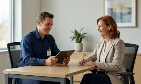 Customer discussing car shipping options in Gallatin, Tennessee, United States