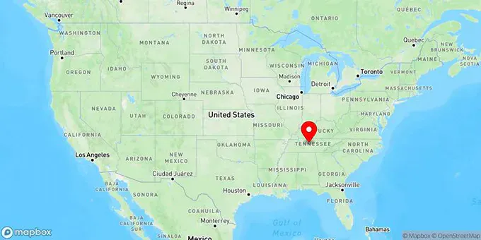 Map of La Vergne, Tennessee, United States