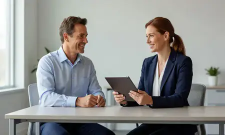 Customer discussing car shipping options in Murfreesboro, Tennessee, United States