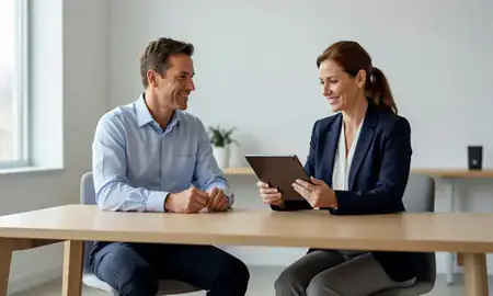 Customer discussing car shipping options in Oak Ridge, Tennessee, United States