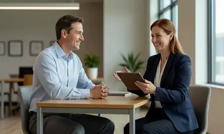 Customer discussing car shipping options in Texas, United States