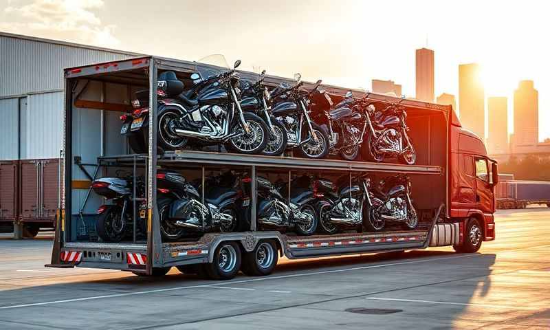 Texas motorcycle shipping transporter