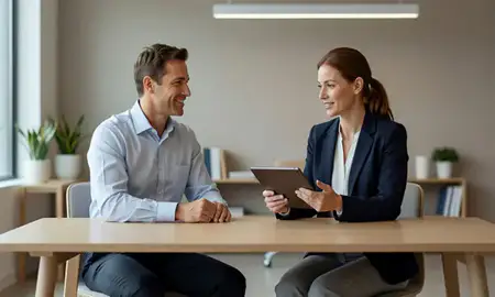 Customer discussing car shipping options in Austin, Texas, United States