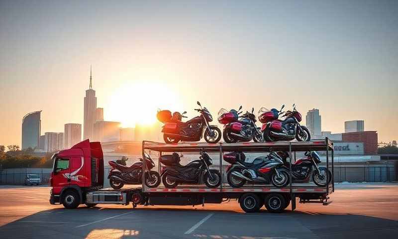 Austin, Texas motorcycle shipping transporter