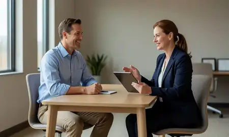Customer discussing car shipping options in Beaumont, Texas, United States