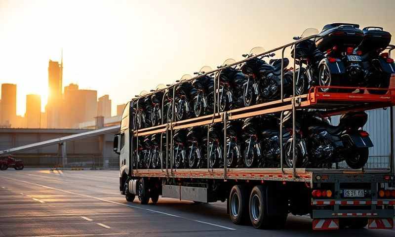 Brownsville, Texas motorcycle shipping transporter