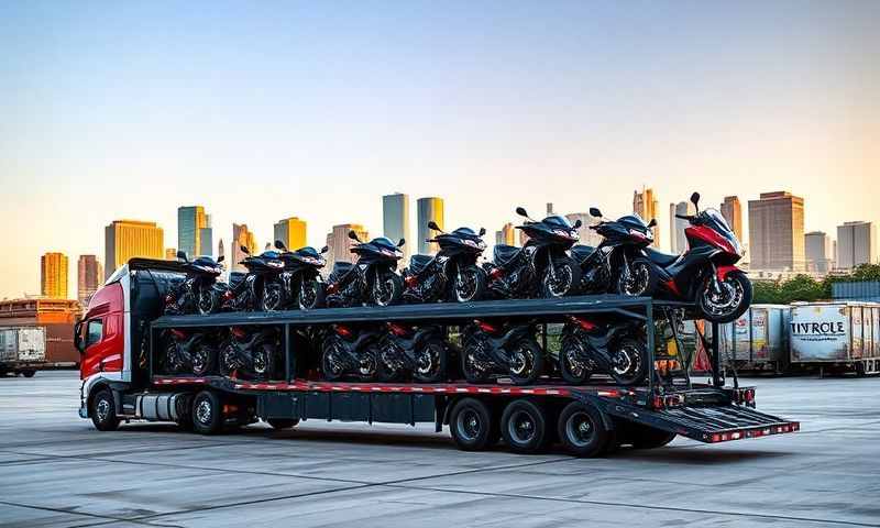 College Station, Texas motorcycle shipping transporter