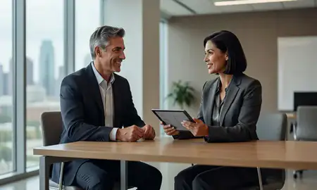 Customer discussing car shipping options in Dallas, Texas, United States