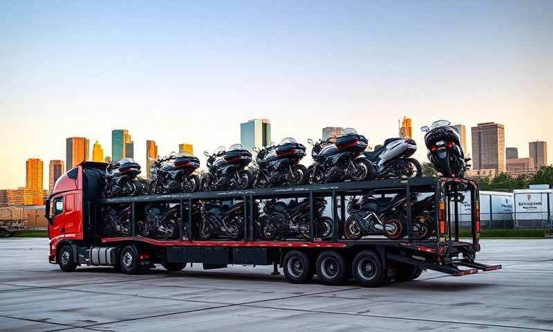 Denton, Texas motorcycle shipping transporter