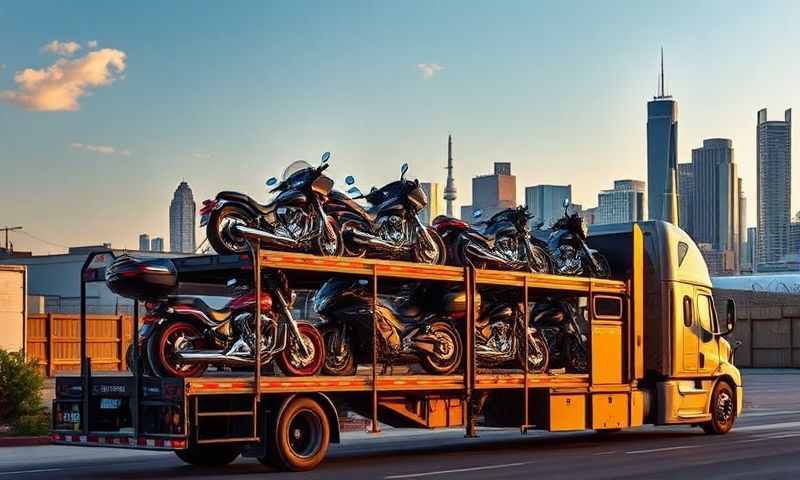 Fort Worth, Texas motorcycle shipping transporter