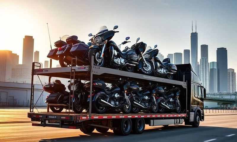 Galveston, Texas motorcycle shipping transporter