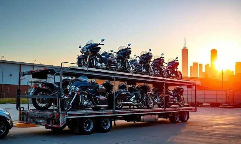 Garland, Texas motorcycle shipping transporter