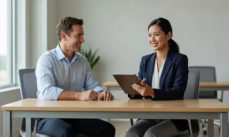 Customer discussing car shipping options in Grand Prairie, Texas, United States