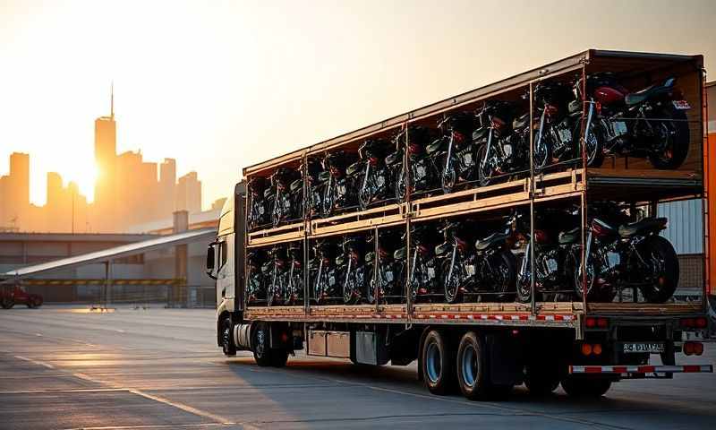 Grand Prairie, Texas motorcycle shipping transporter