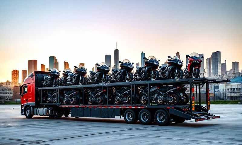 Houston, Texas motorcycle shipping transporter