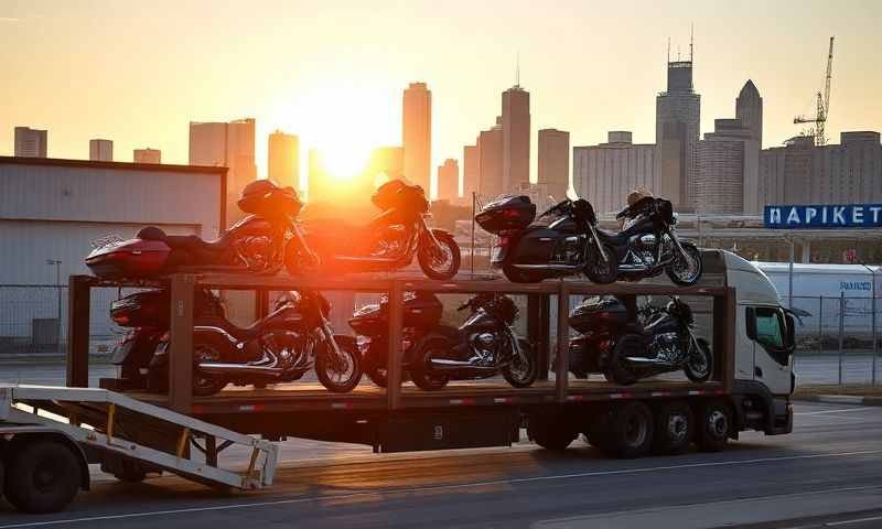 Irving, Texas motorcycle shipping transporter