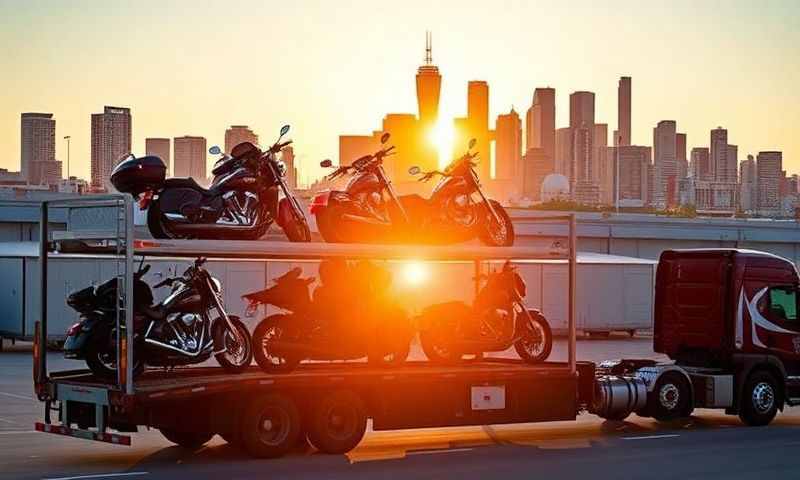 Laredo, Texas motorcycle shipping transporter