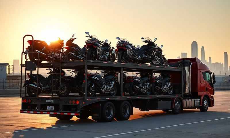 McKinney, Texas motorcycle shipping transporter