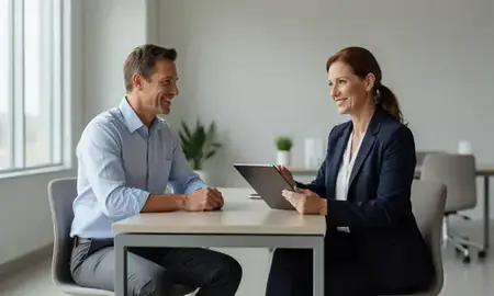 Customer discussing car shipping options in Mesquite, Texas, United States