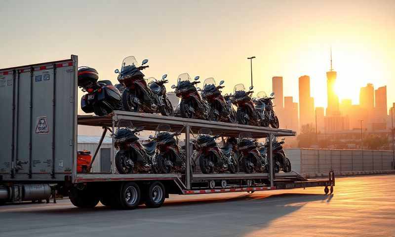 Mesquite, Texas motorcycle shipping transporter