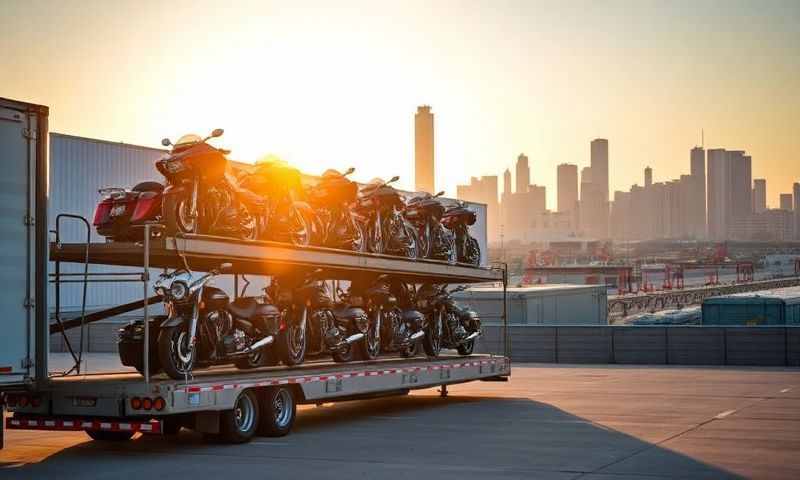 Midland, Texas motorcycle shipping transporter