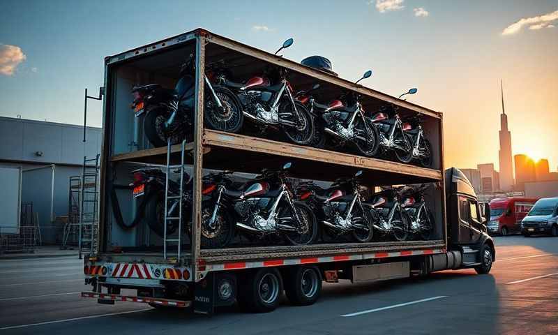 Odessa, Texas motorcycle shipping transporter