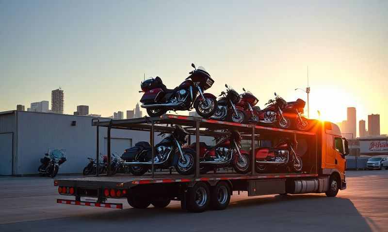 Pasadena, Texas motorcycle shipping transporter