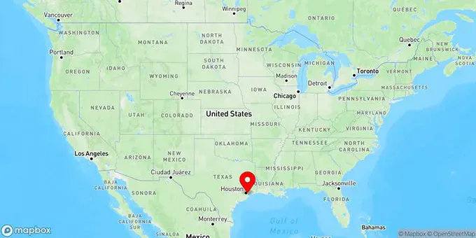Map of Pasadena, Texas, United States