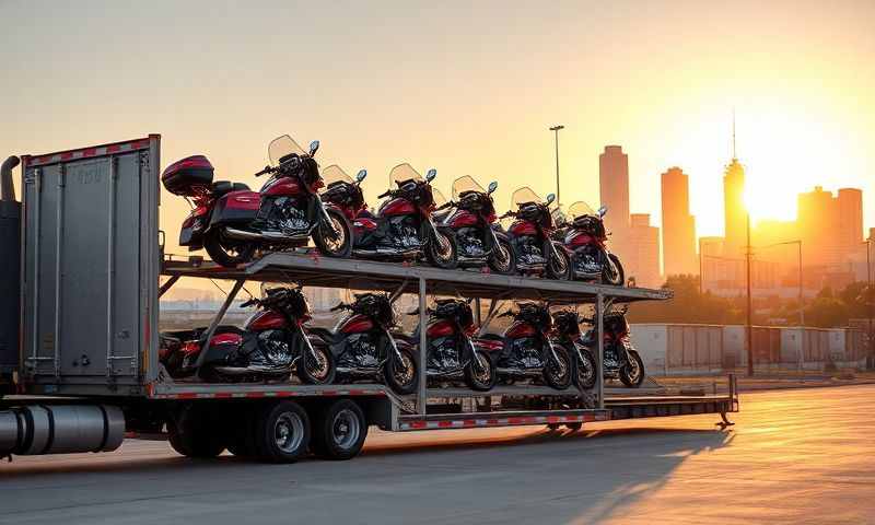 San Antonio, Texas motorcycle shipping transporter