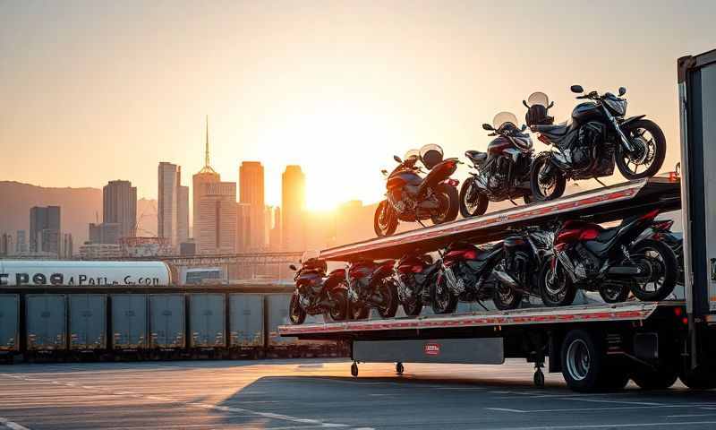 Cedar City, Utah motorcycle shipping transporter