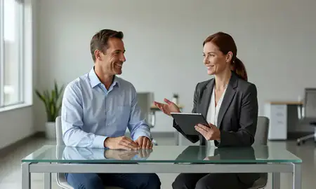 Customer discussing car shipping options in Midvale, Utah, United States