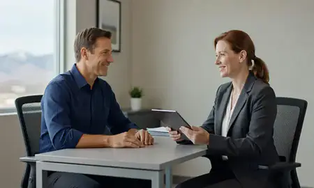 Customer discussing car shipping options in Millcreek, Utah, United States