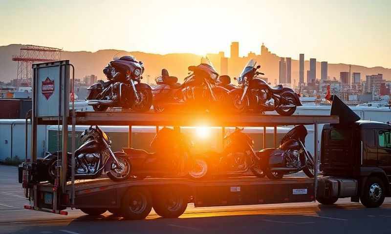 Ogden, Utah motorcycle shipping transporter