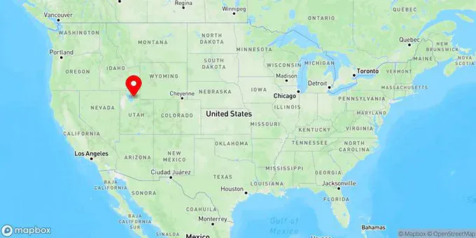 Map of Ogden, Utah, United States