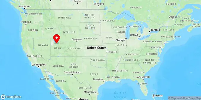 Map of Riverton, Utah, United States