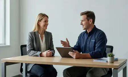Customer discussing car shipping options in Sandy, Utah, United States
