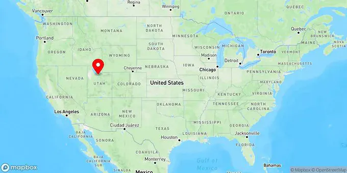 Map of Sandy, Utah, United States